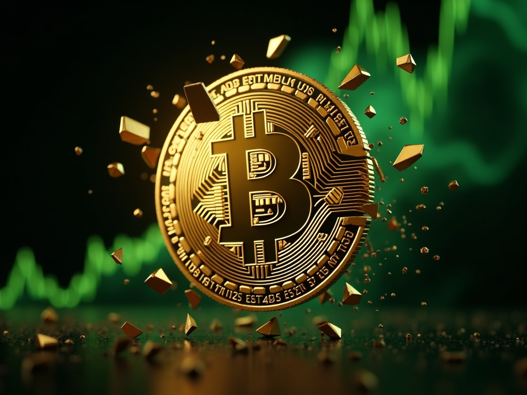 Golden_Bitcoin_Fractured